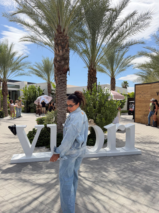 Sienna Mae Gomez at a Vuori event in April 2026 reflecting on confidence, peace, and being herself.