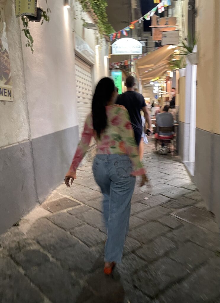 Sienna Mae Gomez wears vintage Levi's 501 jeans