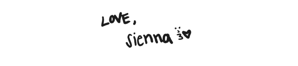 Sienna Mae Gomez Autograph