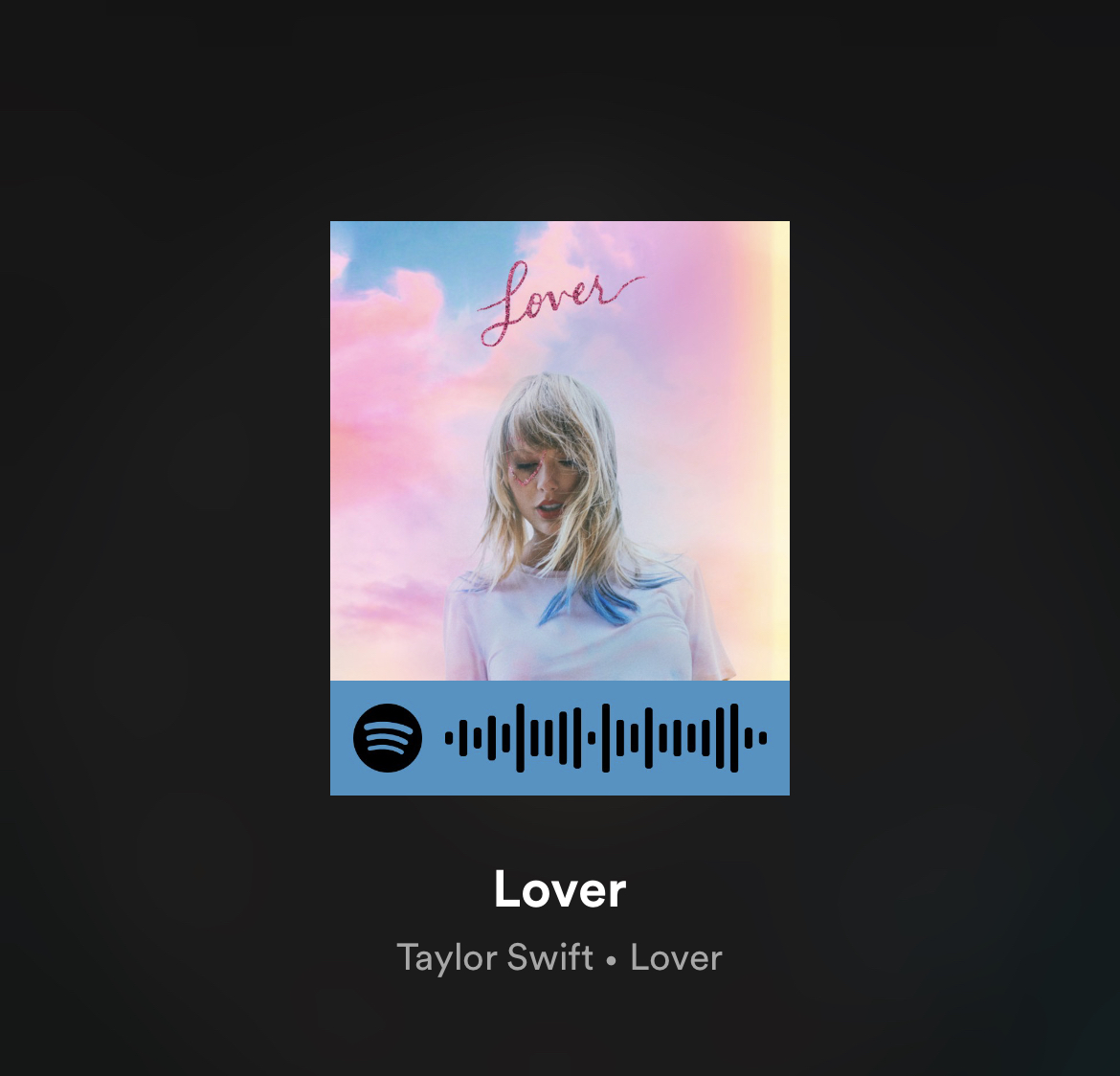 Lover by Taylor Swift album cover