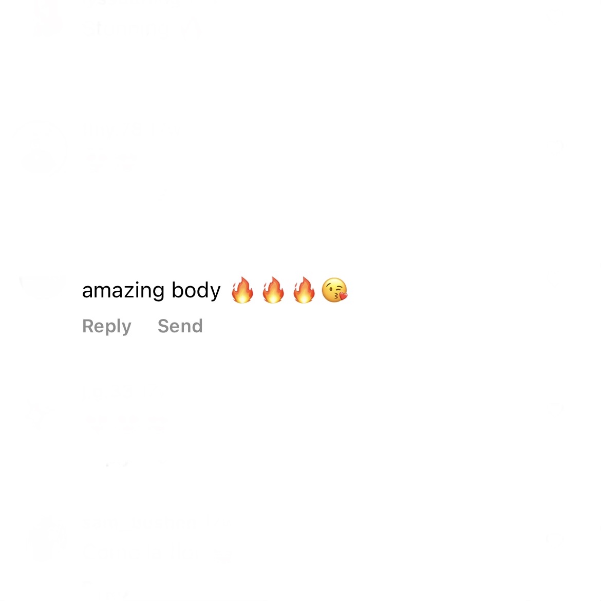 Sienna Mae Gomez instagram Comments